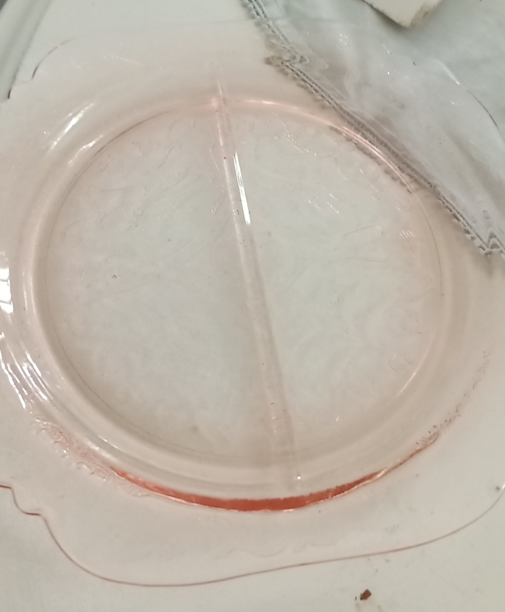 Madrid Pink Divided Plate
